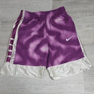 NWT Nike Kids Purple Athletic Basketball Shorts- Size Large